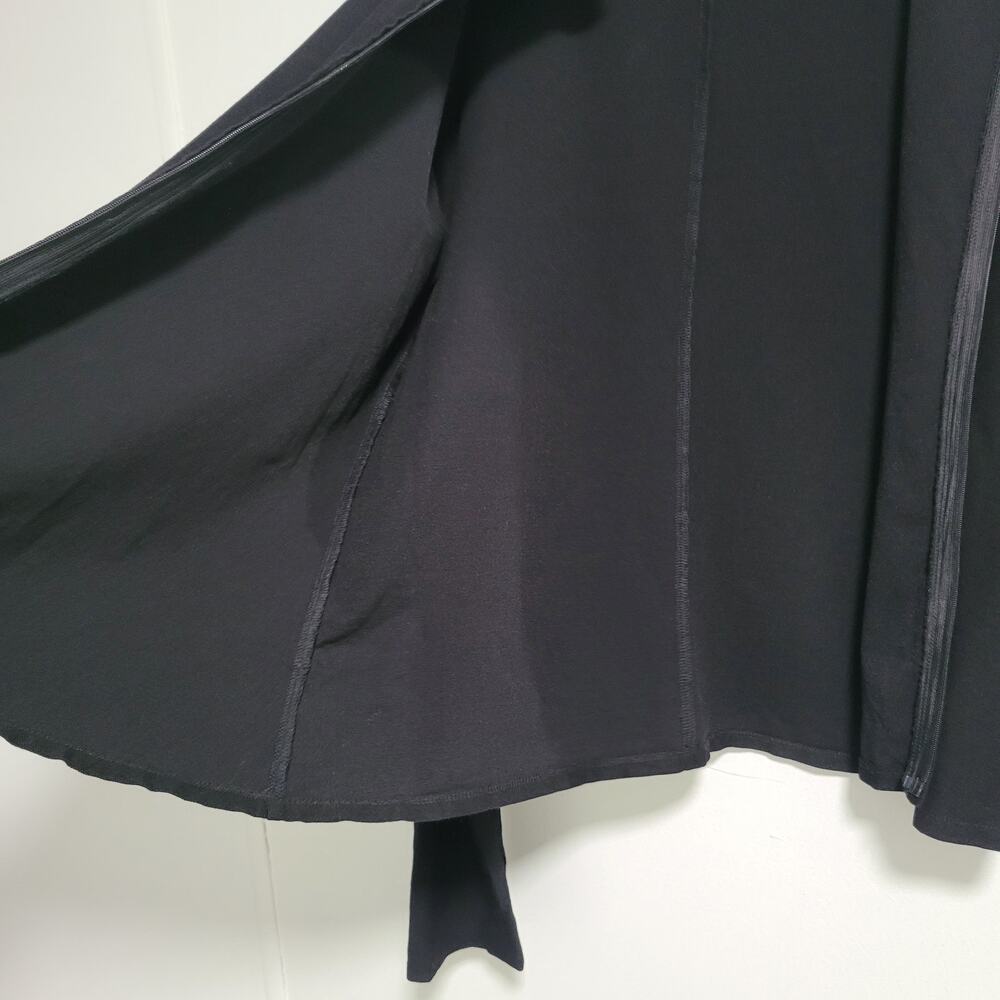 Eileen Fisher Black Zip Up Lightweight Jacket Size Medium - Picture 4 of 8